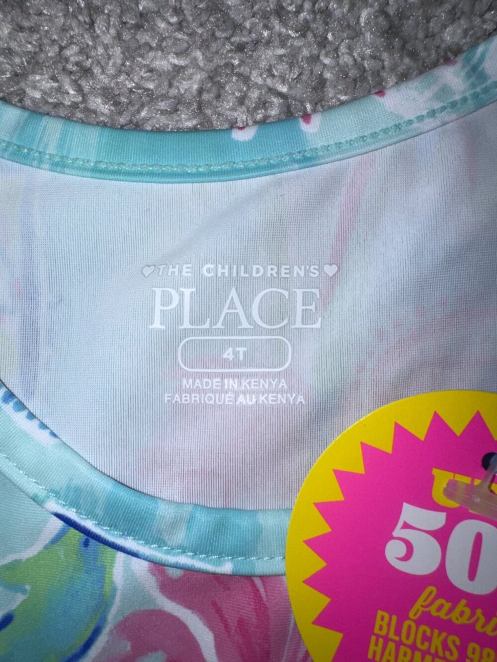 Toddler Girls Size 4T Tropical 3-Piece Swimsuit, New with Tags, NWT - Picture 8 of 8